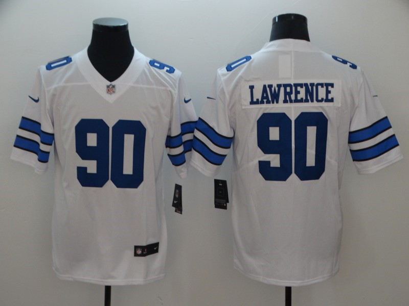 Men's Dallas Cowboys #90 Demarcus Lawrence Nike White Vapor Untouchable Limited Stitched Jersey