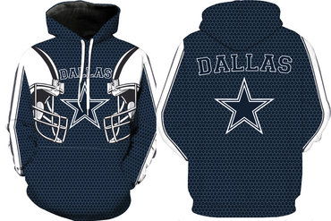 Men's Dallas Cowboys  Pullover Hoodie Blue
