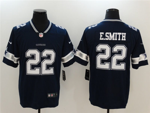 Men's Dallas Cowboys Retired Player #22 Emmitt Smith Nike Navy Team Color Untouchable Limited Stitched Jersey