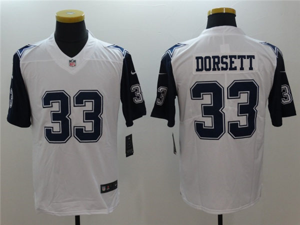 Men's Dallas Cowboys Retired Player #33 Tony Dorsett Nike White Color Rush Legend Player Stitched Jersey