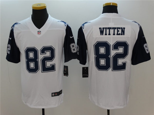 Men's Dallas Cowboys Retired Player #82 Jason Witten Nike White Color Rush Legend Player Stitched Jersey