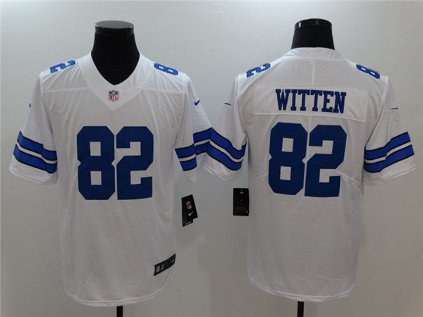 Men's Dallas Cowboys Retired Player #82 Jason Witten Nike White Vapor Untouchable Limited Stitched Jersey