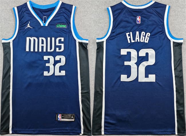 Men's Dallas Mavericks #32 Cooper Flagg Navy 2025 Statement Edition Stitched Basketball Jersey