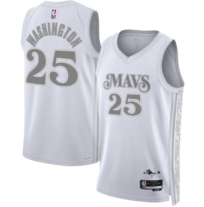 Men's Dallas Mavericks Swingman Jersey - All Stitched 2024-25 City  P.J. Washington