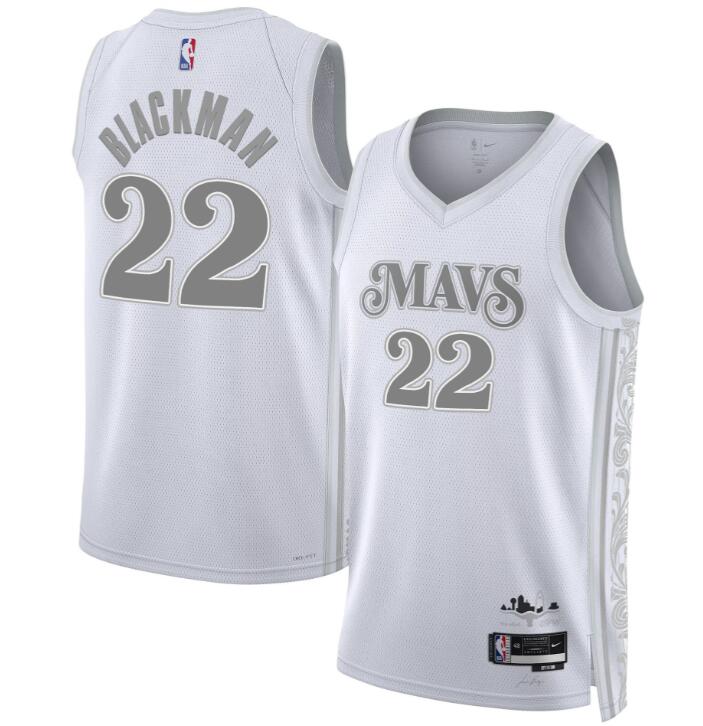 Men's Dallas Mavericks Swingman Jersey - All Stitched 2024-25 City  Rolando Blackman