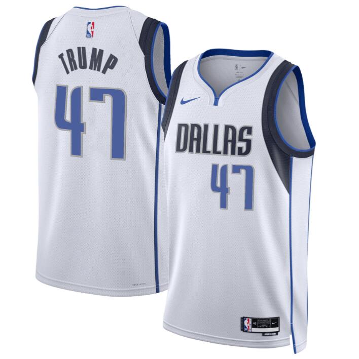 Men's Dallas Mavericks Swingman Jersey - All Stitched Association  Donald Trump