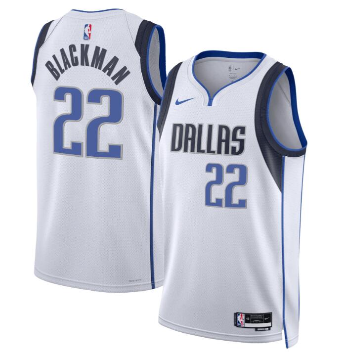 Men's Dallas Mavericks Swingman Jersey - All Stitched Association  Rolando Blackman