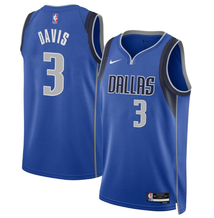 Men's Dallas Mavericks Swingman Jersey - All Stitched Icon Anthony Davis