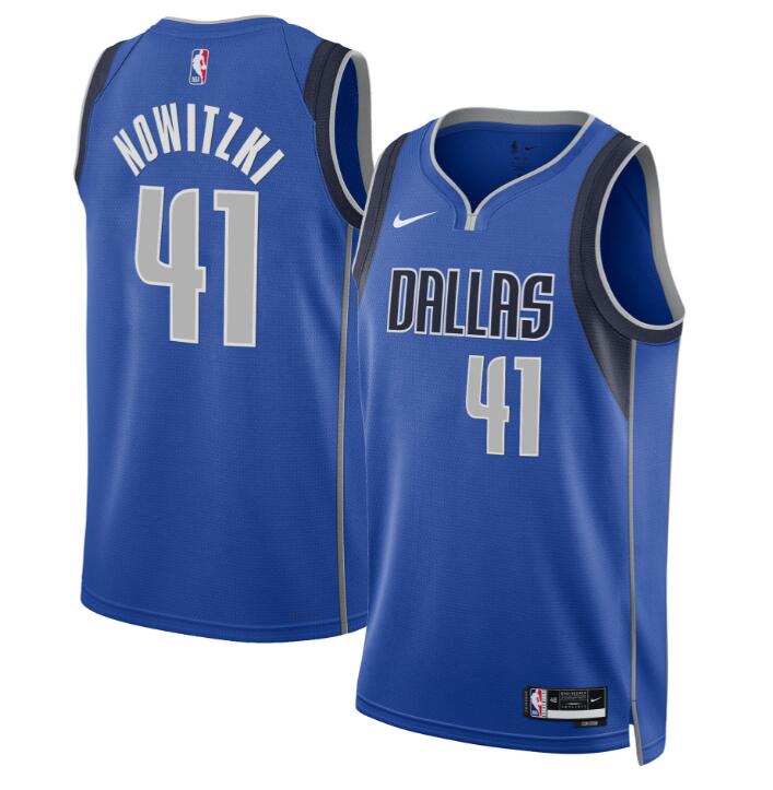 Men's Dallas Mavericks Swingman Jersey - All Stitched Icon Dirk Nowitzki