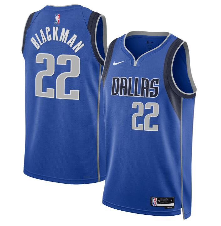 Men's Dallas Mavericks Swingman Jersey - All Stitched Icon Rolando Blackman