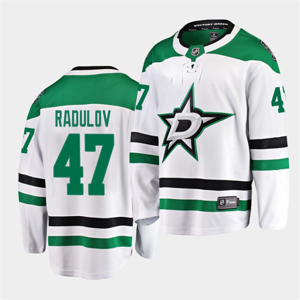 Men's Dallas Stars #47 Alexander Radulov adidas White Away Jersey Stitched