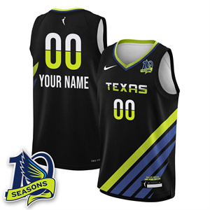 Men's Dallas Wings 2025 Limited Jersey - All Stitched custom Black