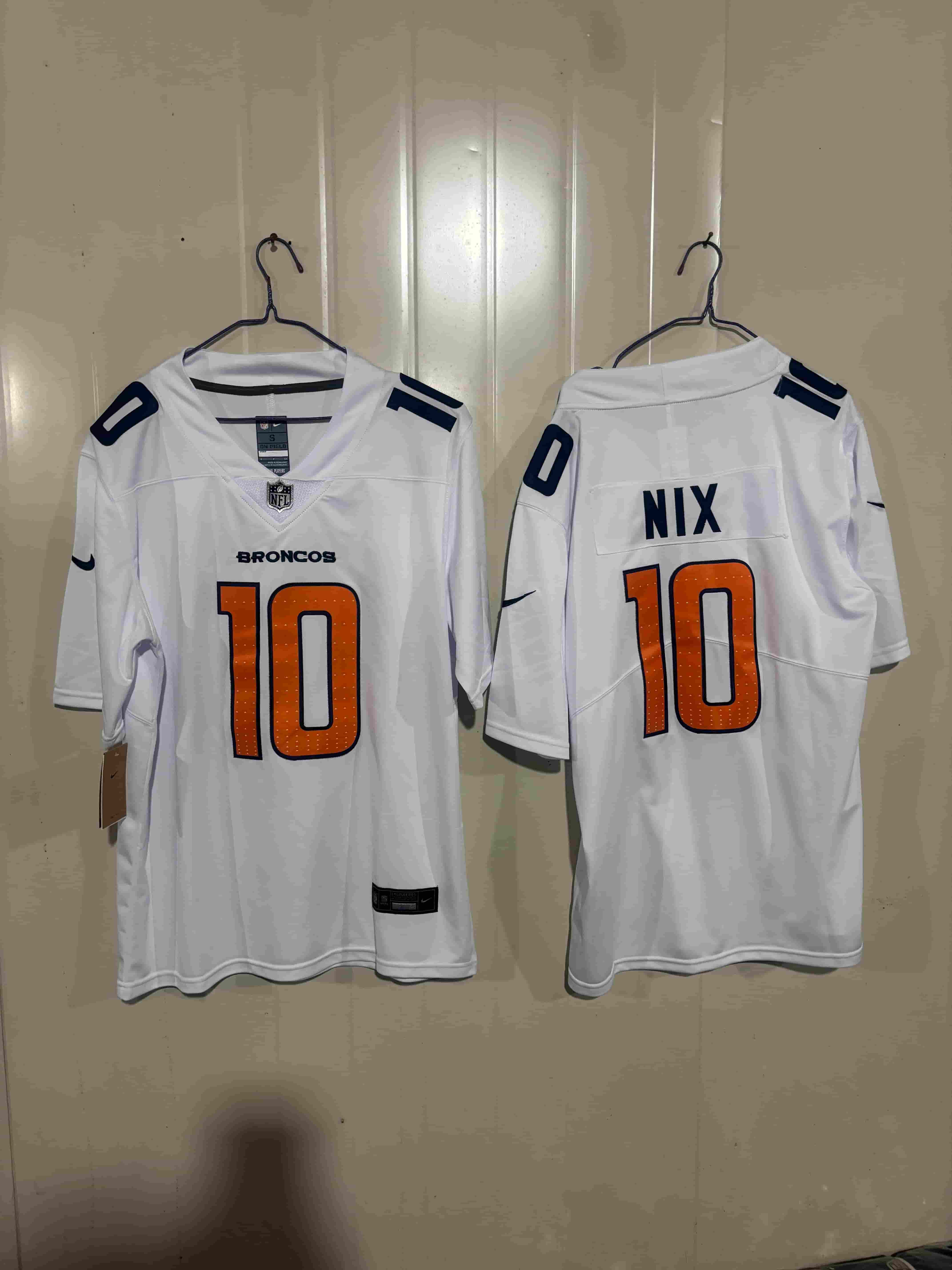 Men's Denver Broncos  #10 Bo Nix Jersey