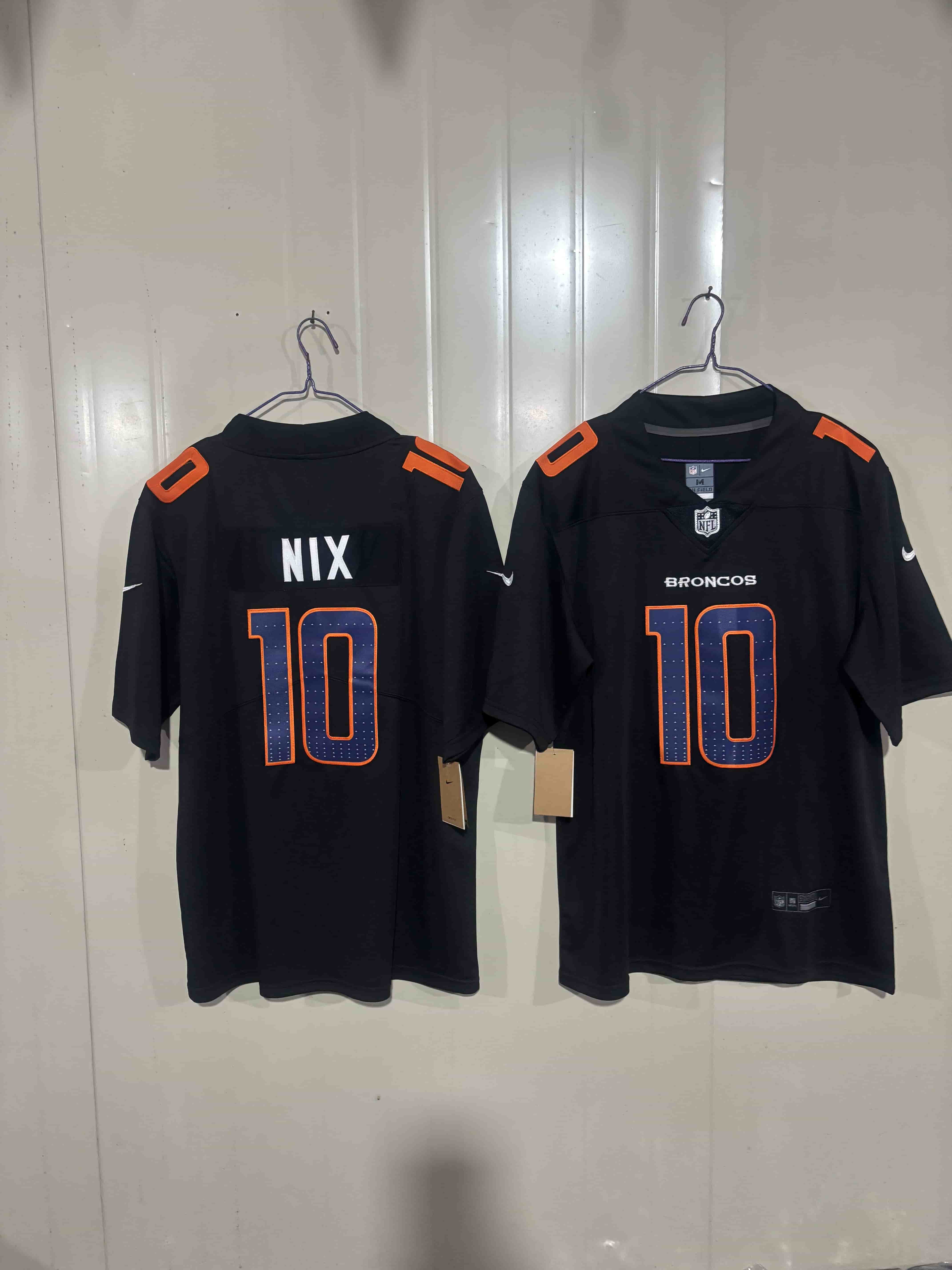 Men's Denver Broncos #10 Bo Nix  Jersey