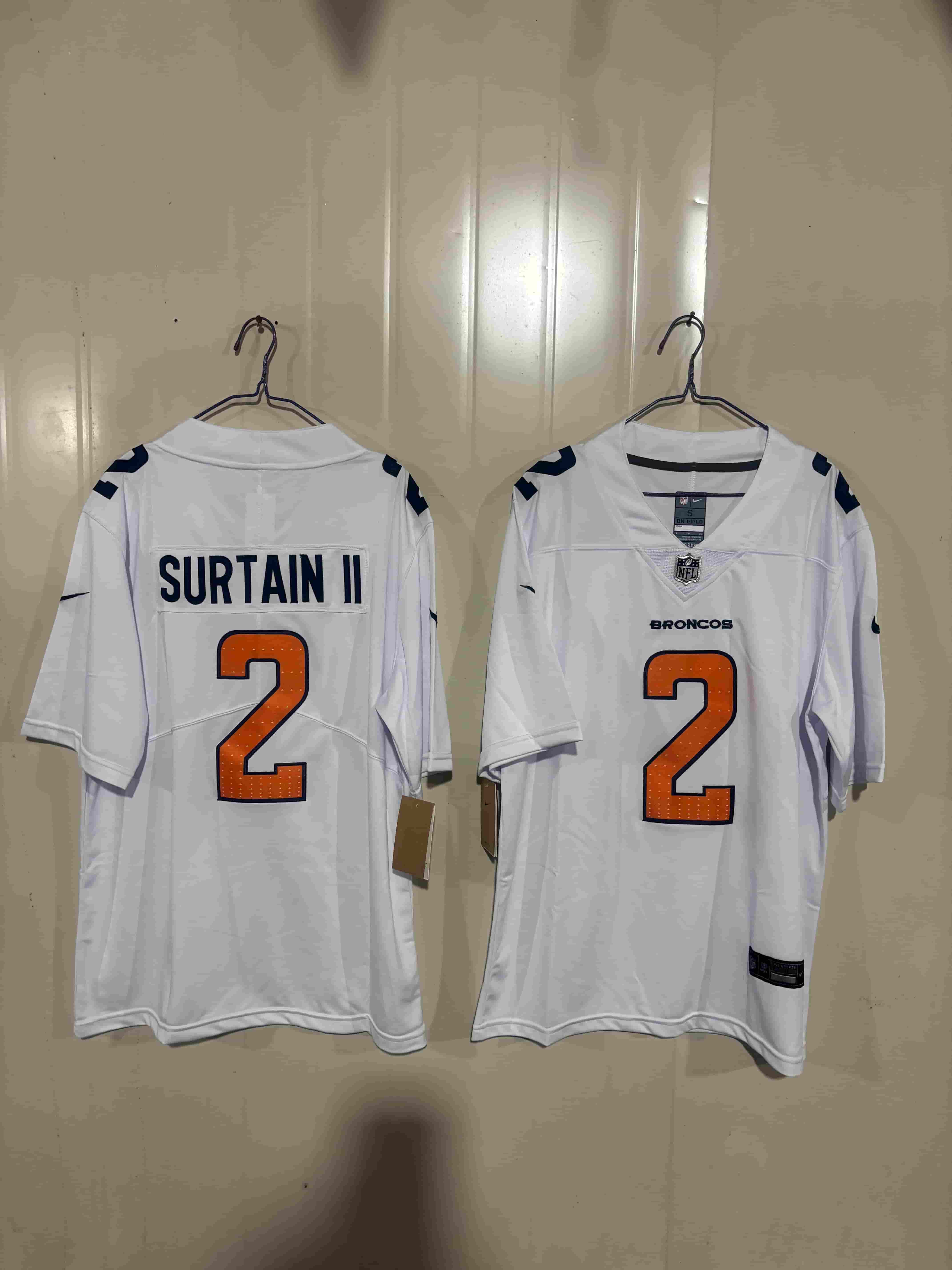Men's Denver Broncos Football Stitched Jersey  2  surtain ii