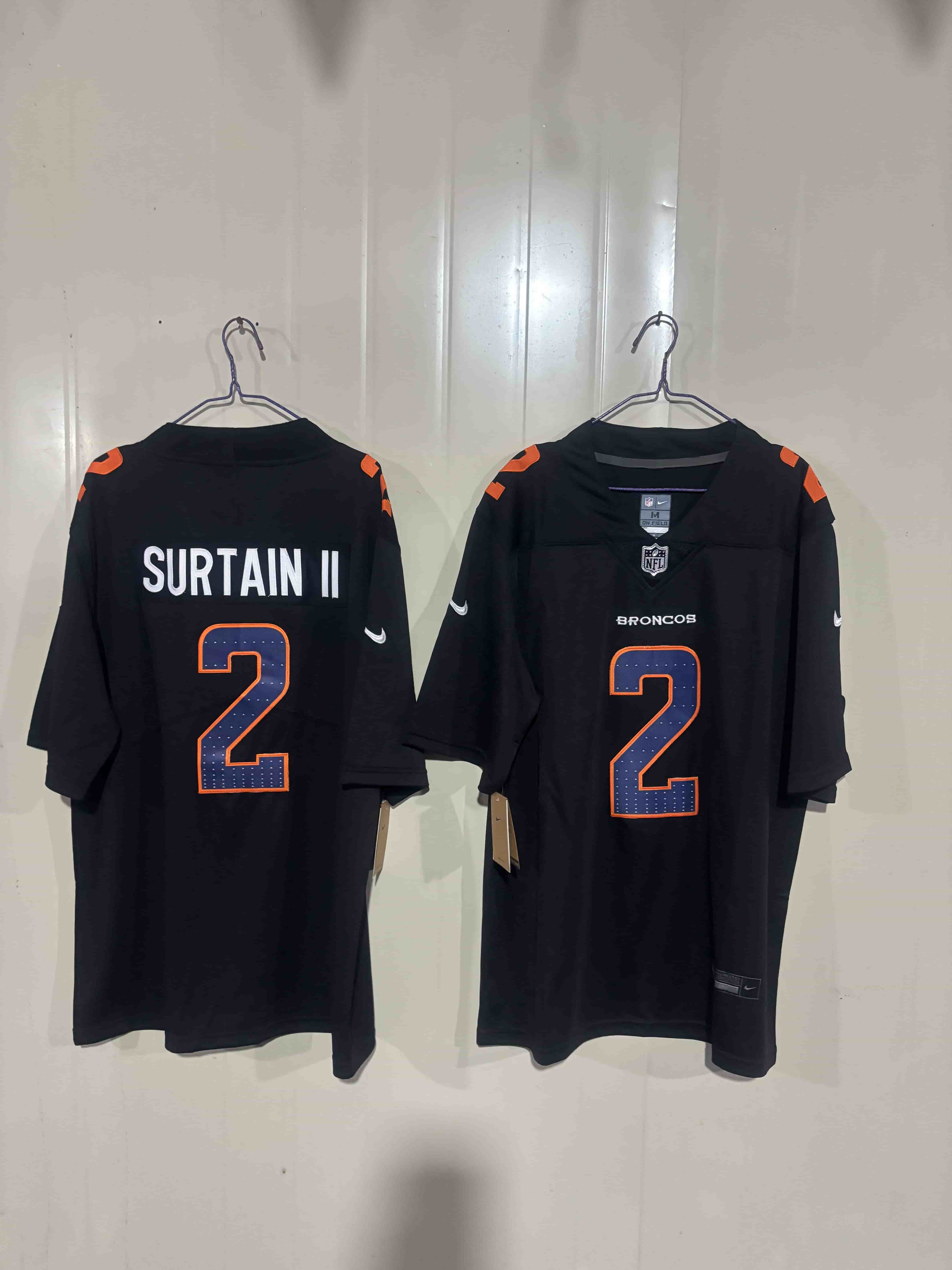 Men's Denver Broncos Football Stitched Jersey  2 surtain ii