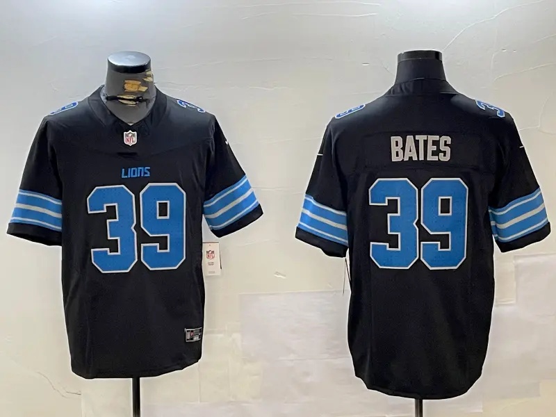 Men's Detroit Lions # BATES 39