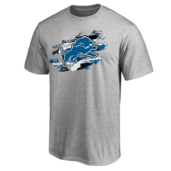 Men's Detroit Lions NFL Pro Line True Color T-Shirt Heathered Gray