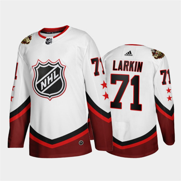 Men's Detroit Red Wings #71 Dylan Larkin White Eastern 2022 All-Star Jersey Stitched