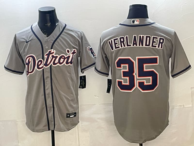 Men's Detroit Tigers   Nike  Jersey  35 VERLANDER
