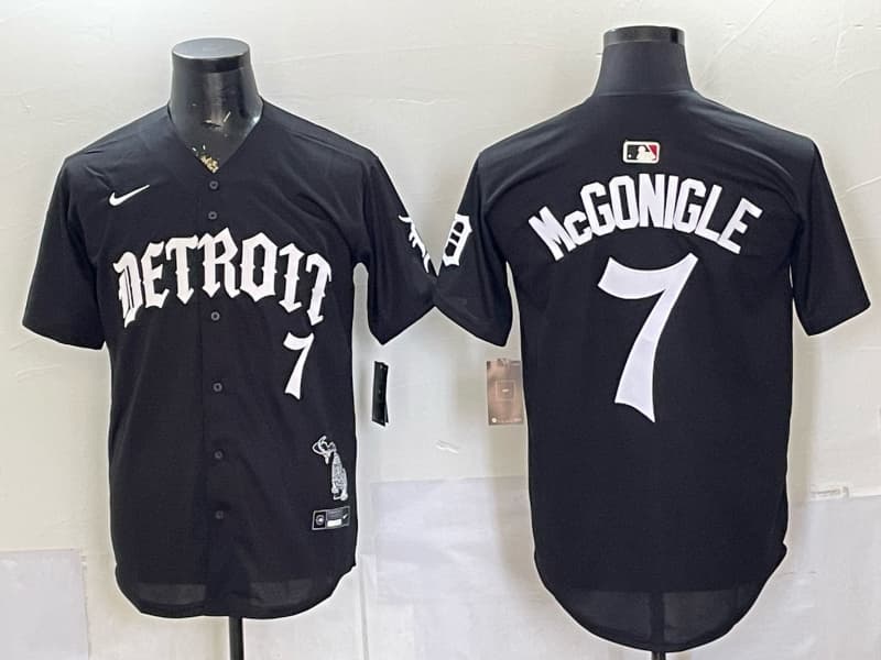 Men's Detroit Tigers  Nike     Connect Limited Jersey   7 McGONIGLE