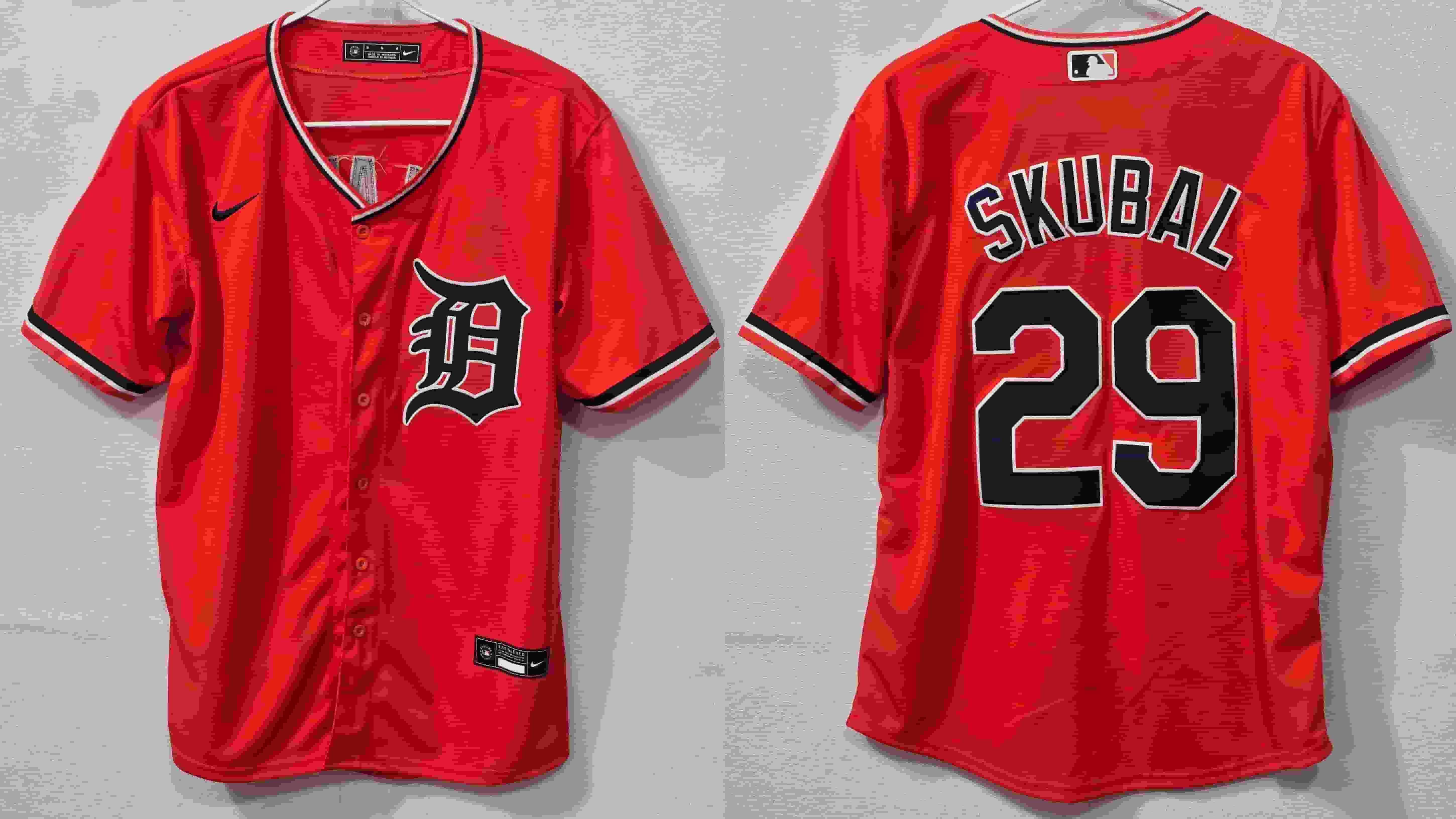 Men's Detroit Tigers 2026 Alternate Vapor Premier  Limited Jersey - All Stitched Tarik Skubal