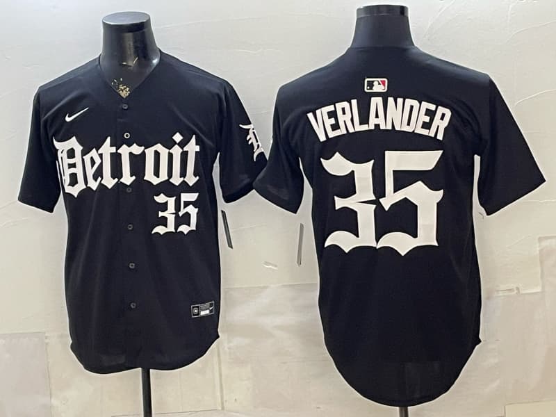 Men's Detroit Tigers 2026 Alternate Vapor Premier Limited Jersey - All  Stitched 35 VERLANDER