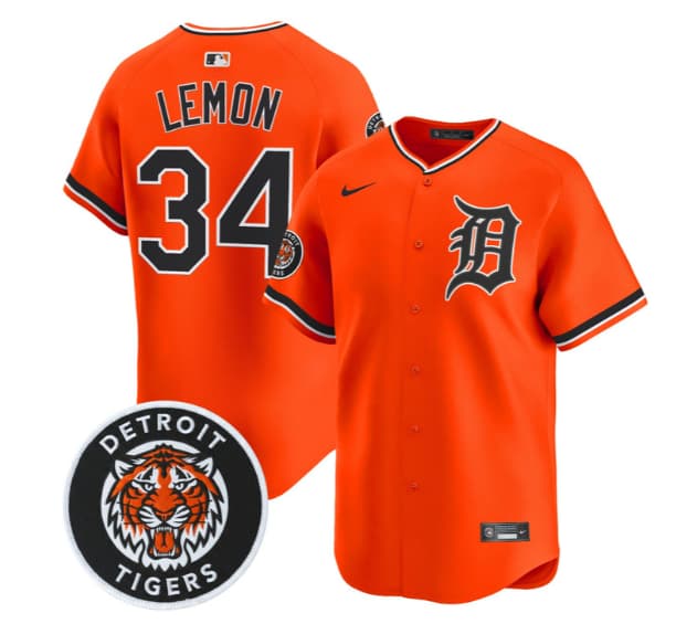 Men's Detroit Tigers 2026 Alternate Vapor Premier Limited Jersey - All Stitched Chet  Lemon