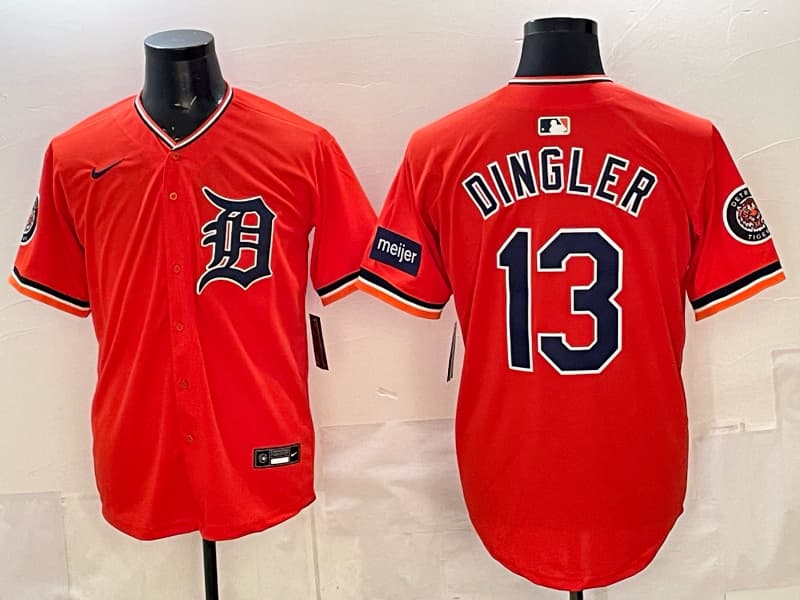 Men's Detroit Tigers 2026 Alternate Vapor Premier Limited Jersey  13 DINGLER
