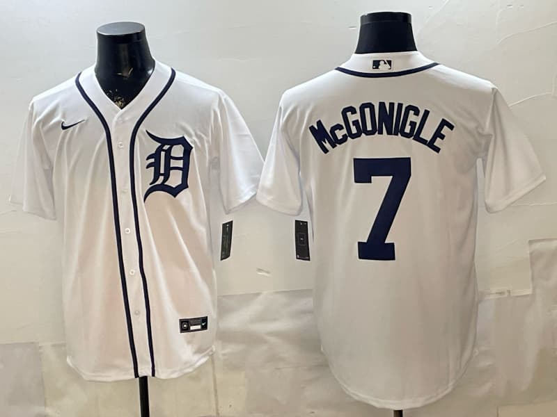 Men's Detroit Tigers 2026 Alternate Vapor Premier Limited Jersey #7      McGONIGLE