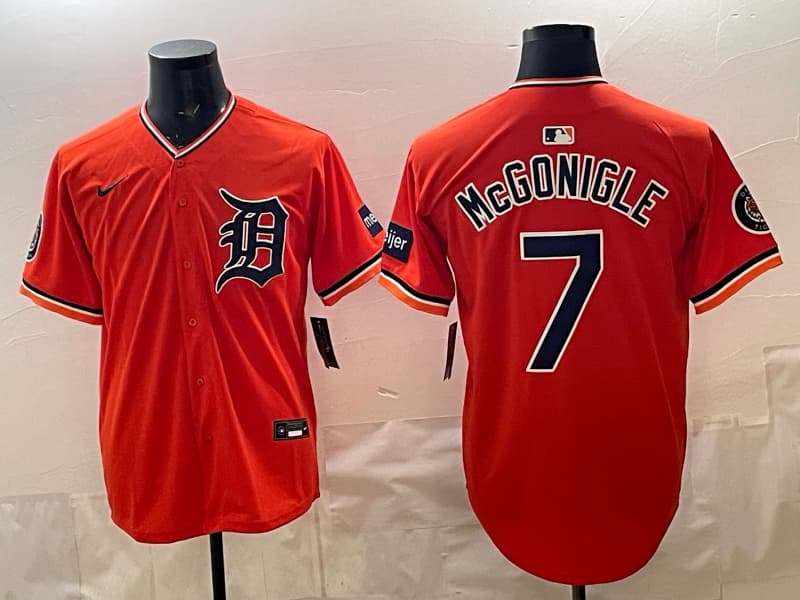 Men's Detroit Tigers 2026 Alternate Vapor Premier Limited Jersey #7     McGONIGLE