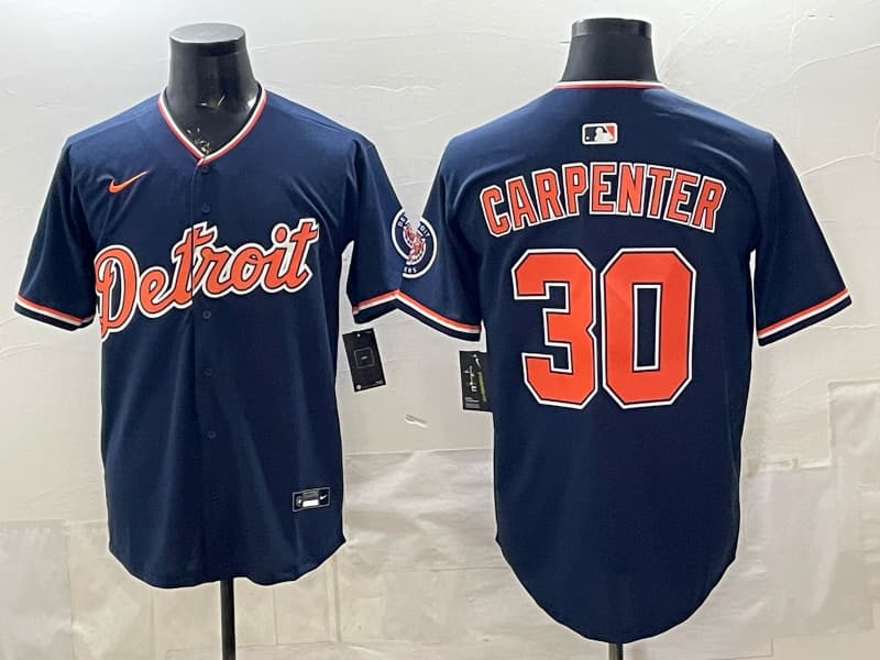 Men's Detroit Tigers 2026 Alternate Vapor Premier Limited Jersey 30   CARPENTER