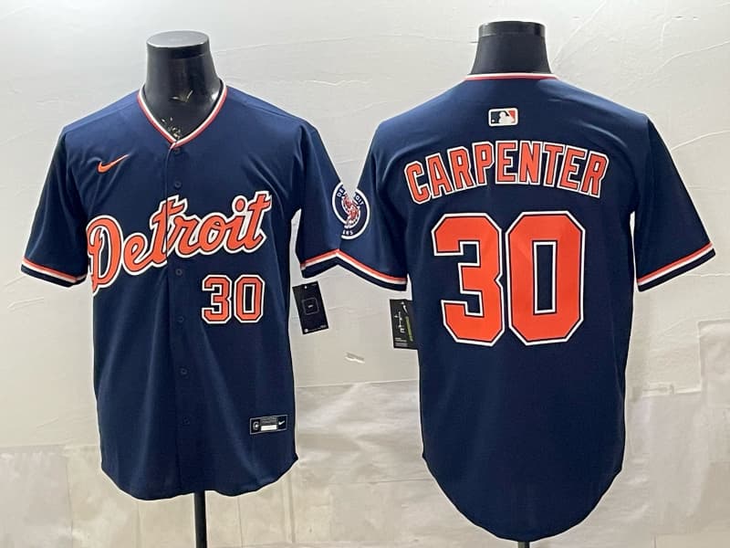 Men's Detroit Tigers 2026 Alternate Vapor Premier Limited Jersey 30 CARPENTER