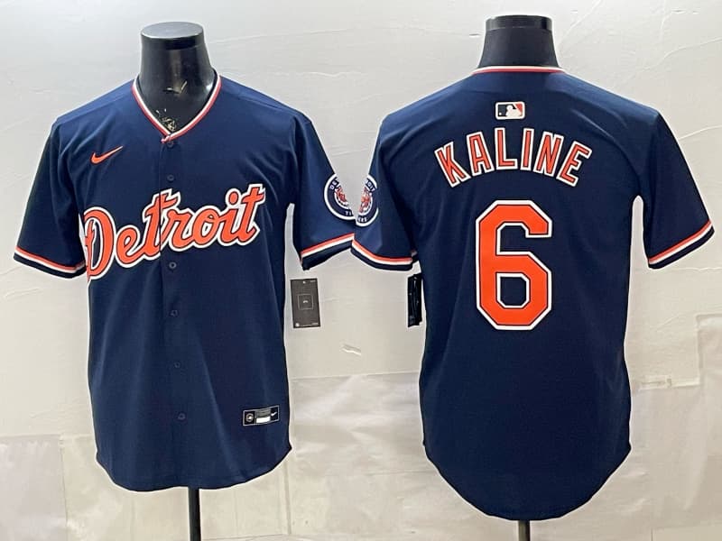 Men's Detroit Tigers 2026 Alternate Vapor Premier Limited Jersey 6 KALINE