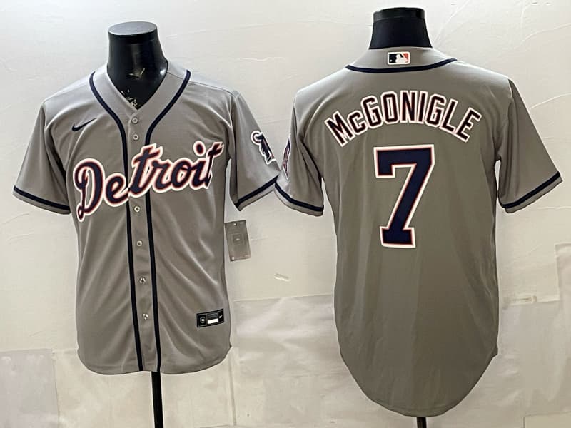 Men's Detroit Tigers 2026 Alternate Vapor Premier Limited Jersey 7 McGONIGLE