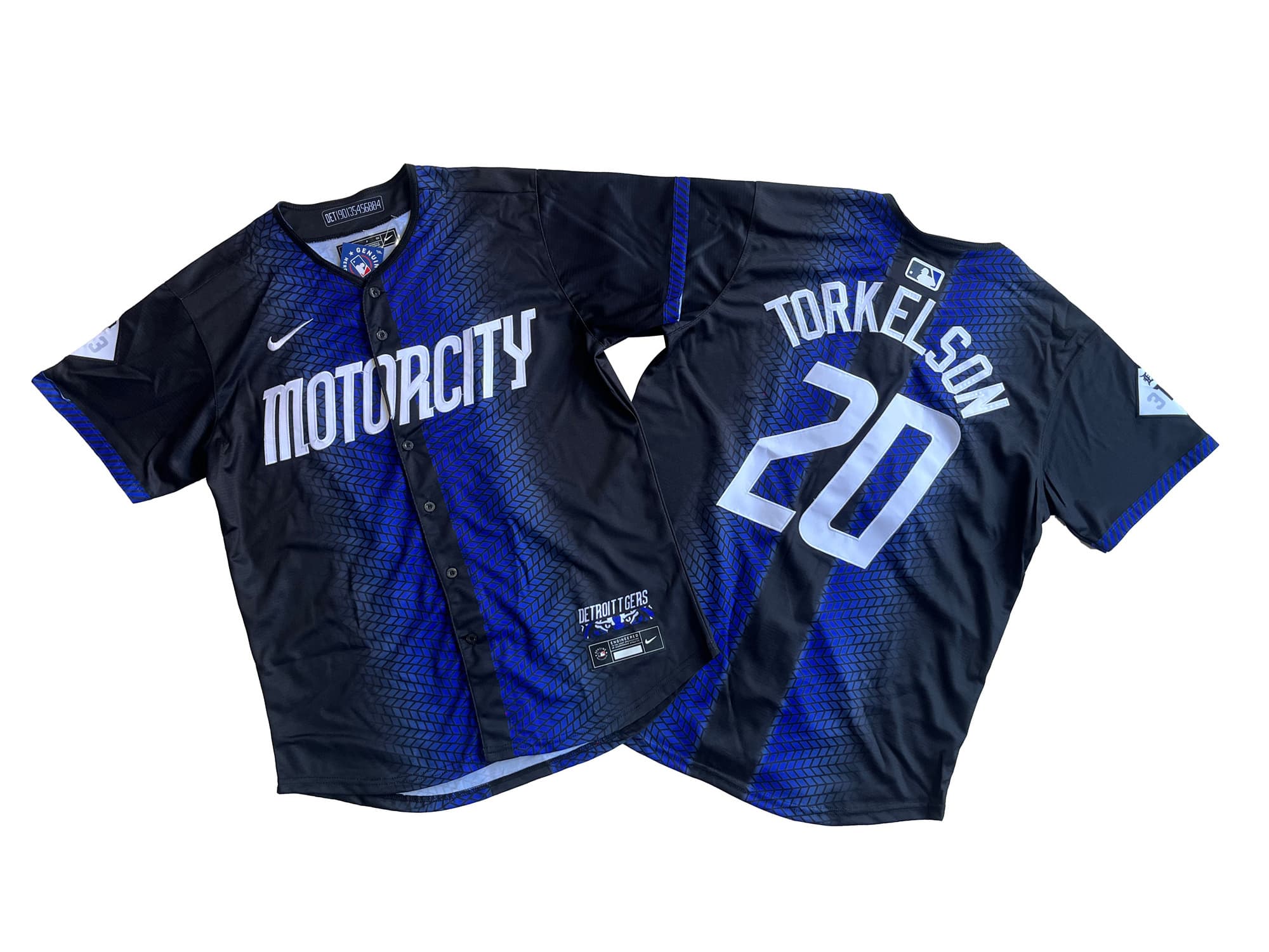 Men's Detroit Tigers Spencer Torkelson Nike Navy 2024 City Connect Limited Jersey