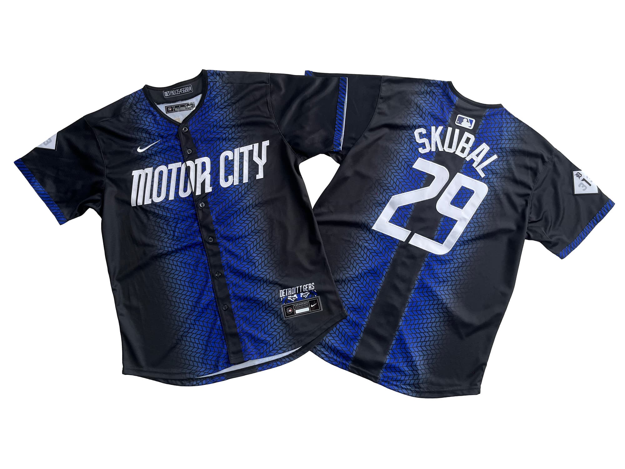 Men's Detroit Tigers Tarik Skubal Nike Navy 2024 City Connect Limited Jersey