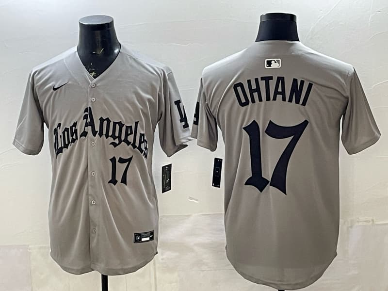 Men's Dodgers 2025   Jersey - Stitched Shohei Ohtani 17