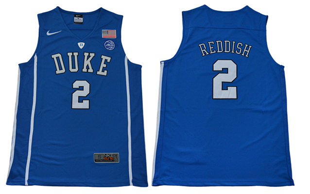 Men's Duke Blue Devils #2 Cameron Reddish Nike Blue Limited Basketball Jersey