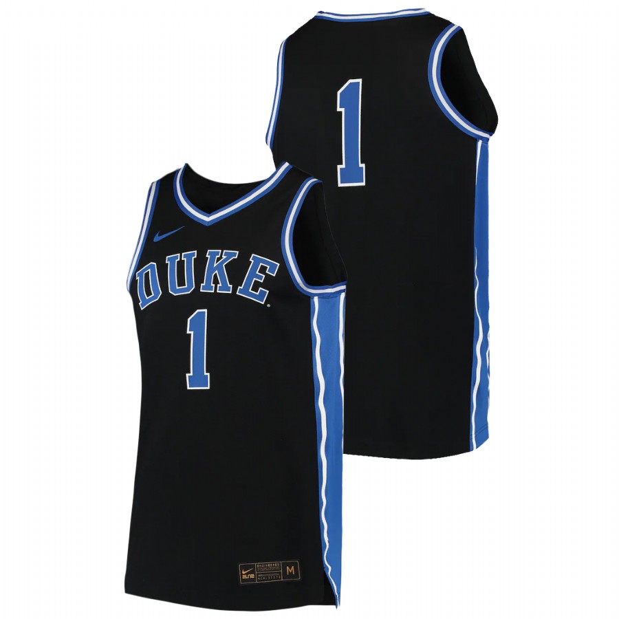 Men's Duke Blue Devils Replica College Basketball Jersey Black