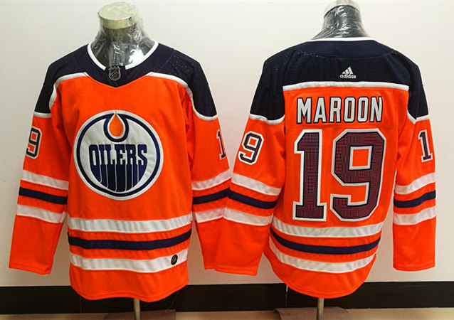 Men's Edmonton Oilers #19 Mikko Koskinen adidas Home Orange Jersey Stitched