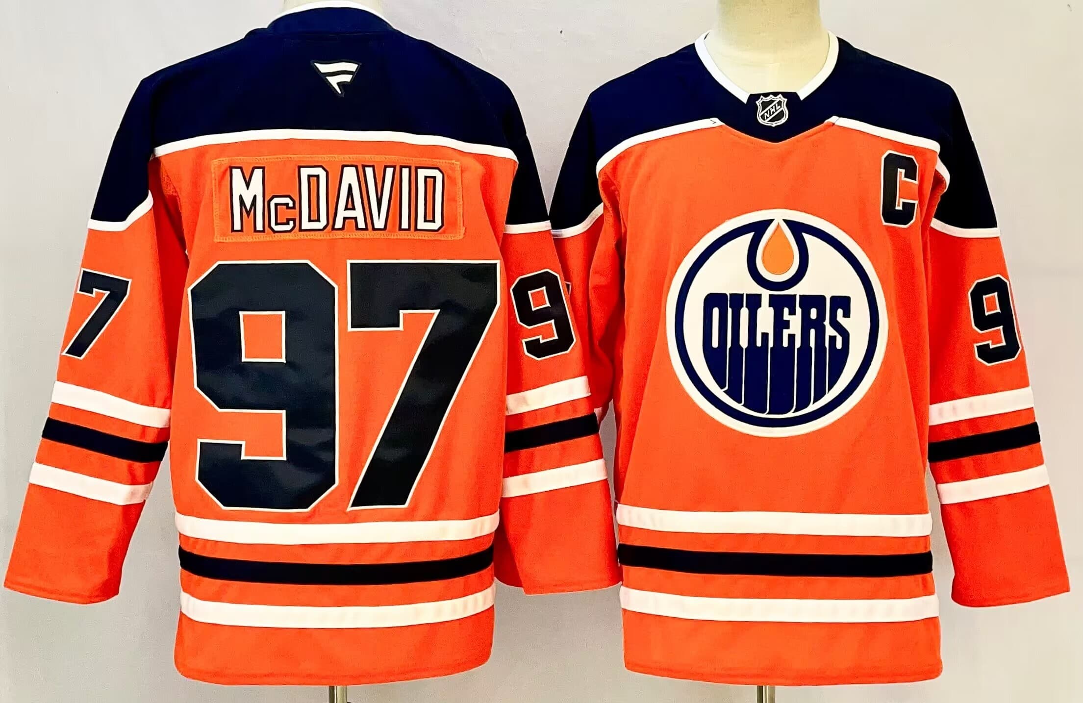 Men's Edmonton Oilers  Jersey -  All Stitched  Connor McDavid 97