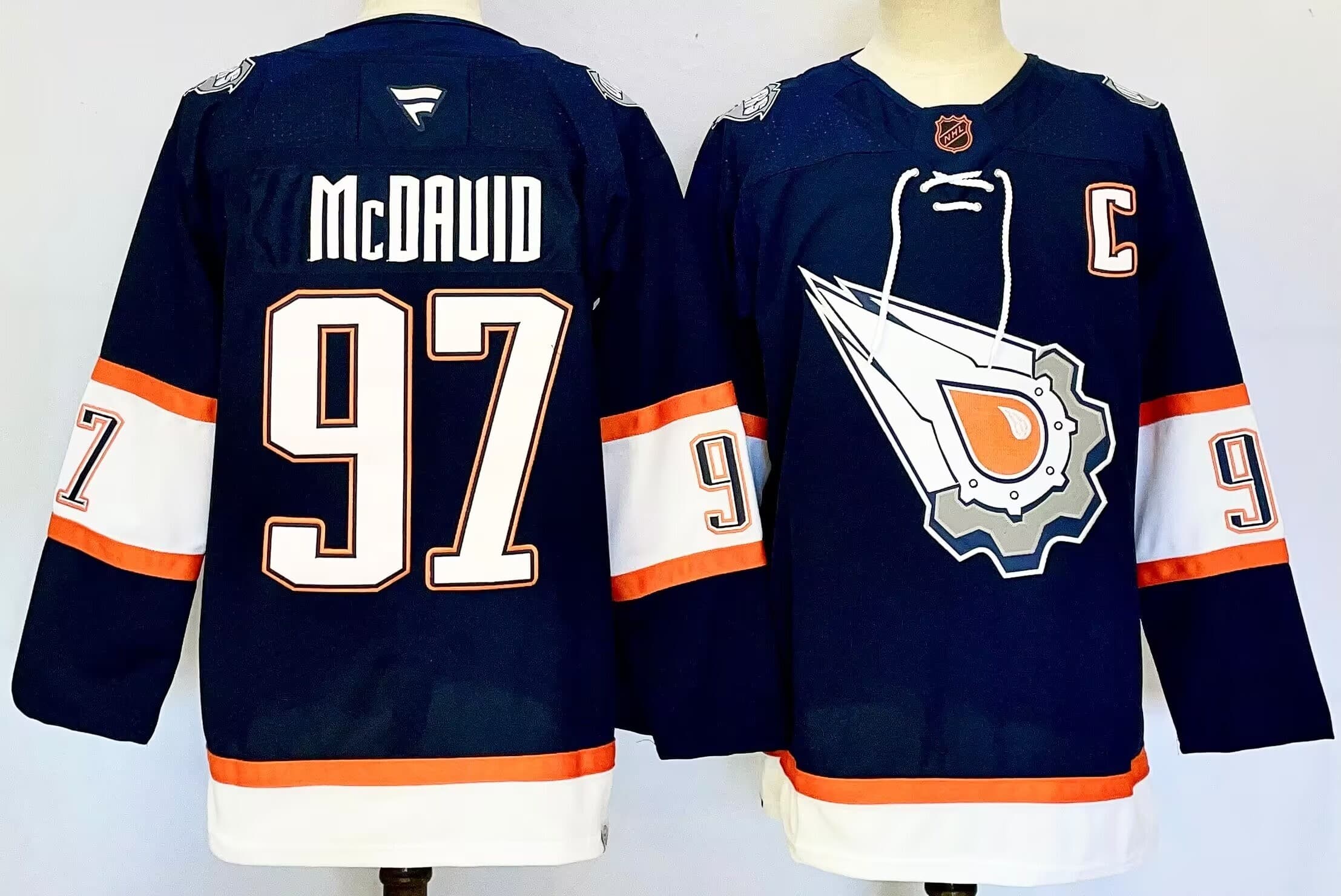 Men's Edmonton Oilers  Jersey  - All Stitched Connor McDavid 97