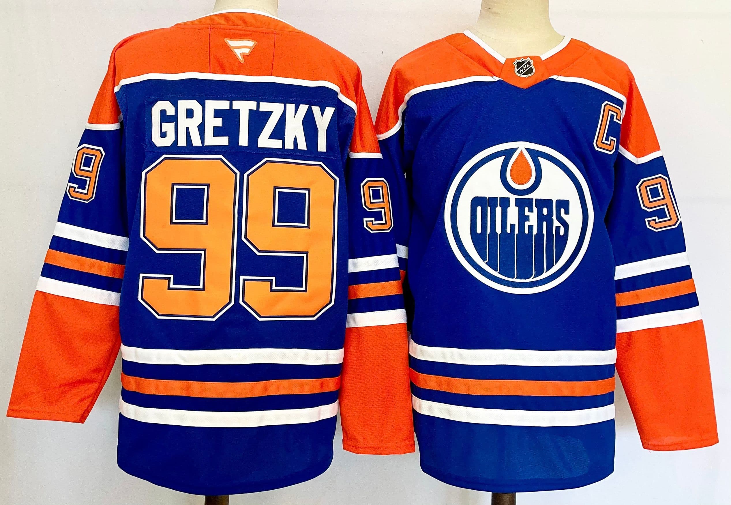 Men's Edmonton Oilers  Jersey - All Stitched  Wayne Gretzky 99