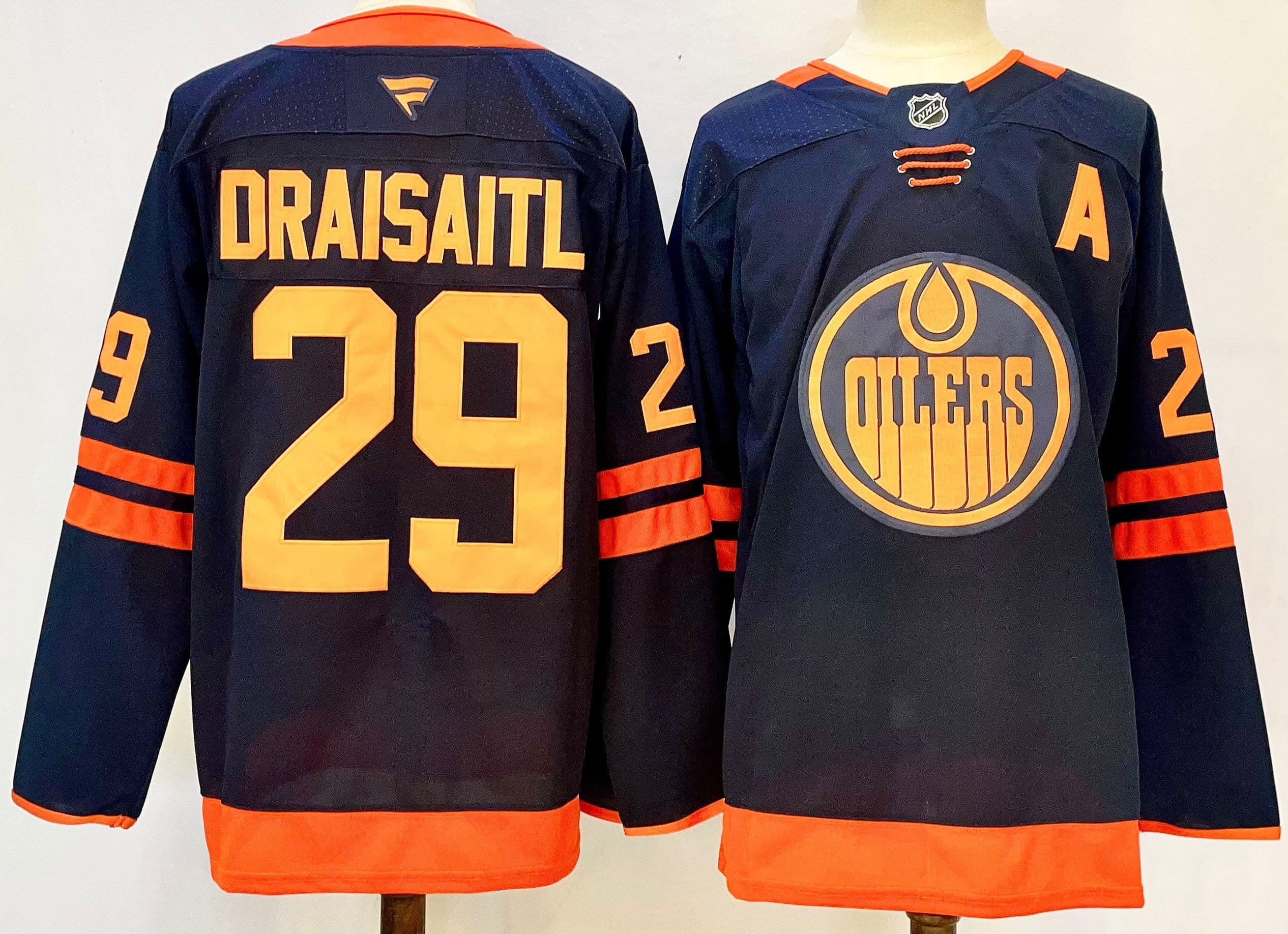 Men's Edmonton Oilers  Jersey - All Stitched Leon Draisaitl 29
