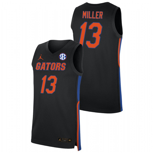 Men's Florida Gators #13 Mike Miller 2020 Black Jordan College Basketball Jersey