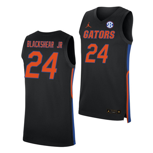 Men's Florida Gators #24 Kerry Blackshear Jr. 2020 Black Jordan College Basketball Jersey