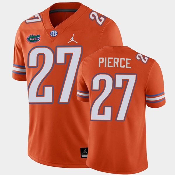 Men's Florida Gators #27 Dameon Pierce Orange 2020 Cotton Bowl College Football Jersey