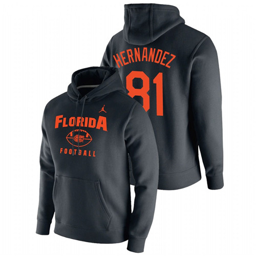 Men's Florida Gators Aaron Hernandez Black Oopty Oop Pullover Football Hoodie