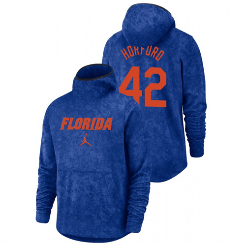 Men's Florida Gators Al Horford Royal Basketball Spotlight Team Logo Pullover Hoodie